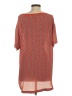 14th & Union 100% Polyester Orange Short Sleeve Blouse Size S - photo 2
