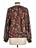 Point Sur Burgundy Long Sleeve Blouse Size L - photo 2