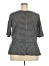 Lane Bryant Houndstooth Black 3/4 Sleeve Blouse Size 22 - 24 Plus - photo 2