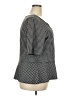 Lane Bryant Houndstooth Black 3/4 Sleeve Blouse Size 22 - 24 Plus - photo 4