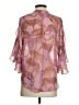 CAbi 100% Polyester Purple 3/4 Sleeve Blouse Size S - photo 2