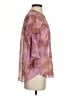 CAbi 100% Polyester Purple 3/4 Sleeve Blouse Size S - photo 4