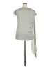 Chico's Gray Short Sleeve Blouse Size XXL (4) - photo 2