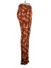Three Dots 100% Rayon Print Brown Casual Pants Size XL - photo 4