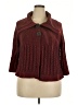 Cato Burgundy Cardigan Size 22 - photo 1