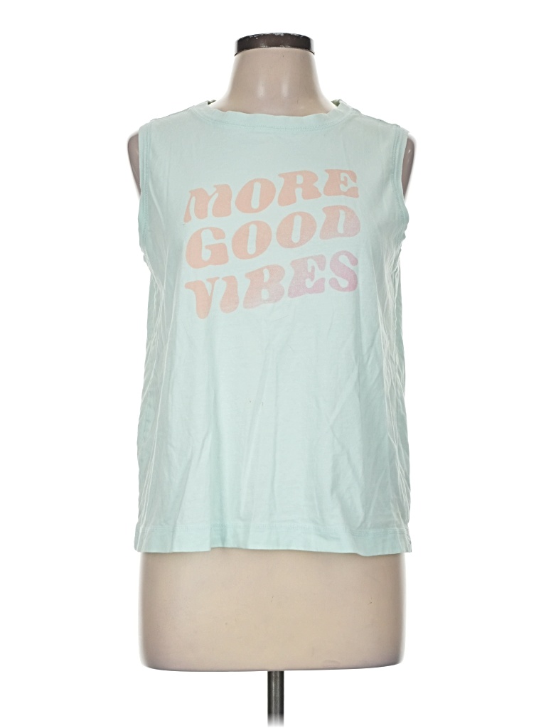 Pre-owned Old Navy Sleeveless T-shirt In Green