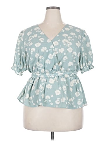 Adore Me Short Sleeve Blouse (view 1)