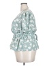 Adore Me Teal Short Sleeve Blouse Size 2X - photo 5