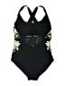 Calvin Klein Floral Black One Piece Swimsuit Size M (estimated) - photo 2