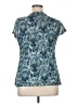 Axcess 100% Polyester Teal Short Sleeve Blouse Size XL - photo 2