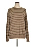 Merona 100% Cotton Stripes Tan Pullover Sweater Size XL - photo 1