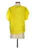 Maison Scotch Yellow Short Sleeve Blouse Size Sm (1) - photo 2