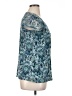 Axcess 100% Polyester Teal Short Sleeve Blouse Size XL - photo 4
