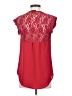 Tempted Red Short Sleeve Blouse Size S - photo 2