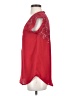 Tempted Red Short Sleeve Blouse Size S - photo 5