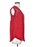 Tempted Red Short Sleeve Blouse Size S - photo 4
