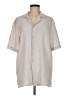 Assorted Brands 100% Polyester Silver Short Sleeve Blouse Size M - photo 1
