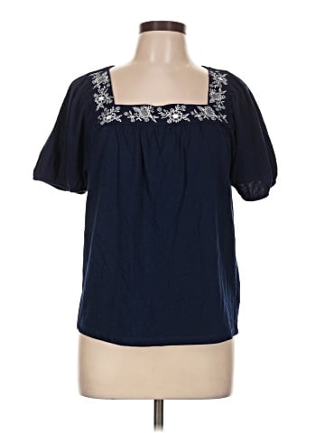 St. John's Bay Short Sleeve Blouse (view 1)