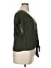Torrid Green Short Sleeve Blouse Size 1X Plus (1) - photo 4