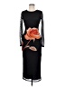 Almost Famous Graphic Black Cocktail Dress Size M - photo 1