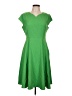 Shein Solid Green Casual Dress Size L - photo 1