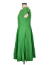 Shein Solid Green Casual Dress Size L - photo 5