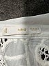 MNG 100% Cotton Ivory 3/4 Sleeve Blouse Size 2 - photo 7