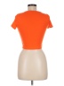 Shein Orange Short Sleeve T-Shirt Size 6 - photo 2