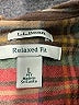 L.L.Bean 100% Cotton Plaid Brown Poncho Size L (petite) - photo 7