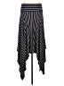 CAbi Stripes Blue Casual Skirt Size L - photo 1