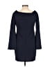 BCBGeneration Solid Blue Cocktail Dress Size L - photo 2