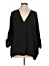 Entro 100% Polyester Black 3/4 Sleeve Blouse Size L - photo 1