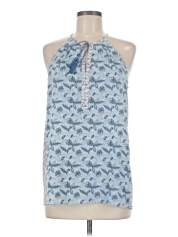 fleur bleue Sleeveless Blouse (view 1)