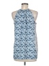 fleur bleue 100% Polyester Blue Sleeveless Blouse Size M - photo 2