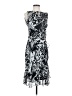 DKNY 100% Polyester Graphic Black Cocktail Dress Size 2 - photo 1