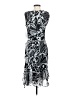 DKNY 100% Polyester Graphic Black Cocktail Dress Size 2 - photo 2