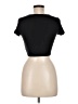 Shein Black Short Sleeve Top Size 6 - photo 2