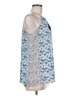 fleur bleue 100% Polyester Blue Sleeveless Blouse Size M - photo 4
