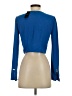 Bebe Blue Long Sleeve Top Size XS - photo 2