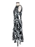 DKNY 100% Polyester Graphic Black Cocktail Dress Size 2 - photo 5