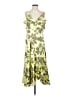 DKNY 100% Polyester Tropical Green Casual Dress Size 2 - photo 1