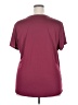 Blue Mountain 100% Polyester Solid Burgundy Active T-Shirt Size 2X - photo 2