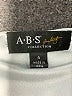 ABS Allen Schwartz 100% Polyester Graphic Silver Cocktail Dress Size 4 - photo 7