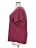 Blue Mountain 100% Polyester Solid Burgundy Active T-Shirt Size 2X - photo 5