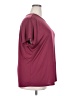 Blue Mountain 100% Polyester Solid Burgundy Active T-Shirt Size 2X - photo 4