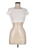 Shein Ivory Sleeveless T-Shirt Size 6 - photo 1