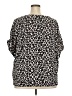 Discreet Black 3/4 Sleeve Blouse Size 3X - photo 2