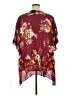 Nine West 100% Rayon Burgundy Kimono Size 0X (estimated) - photo 2