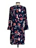 Laundry by Shelli Segal Floral Blue Casual Dress Size S - photo 2