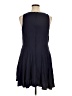 ModCloth 100% Rayon Solid Blue Casual Dress Size 16 - photo 2